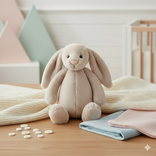 Adorable Light Brown Bunny Soft Toy (40 cm)